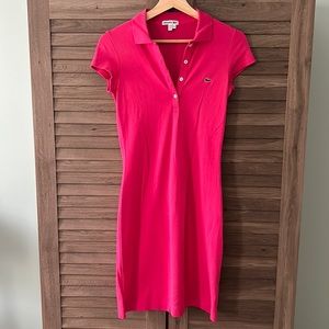 Pink Lacoste dress!